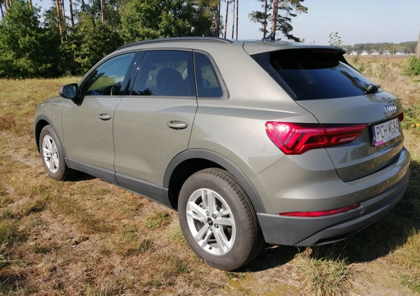 Audi Q3 cena 136900 przebieg: 18760, rok produkcji 2021 z Pasłęk małe 191